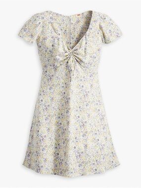 levis halter dress Levi's Janeesah Denim Button Front Halter Mini Dress